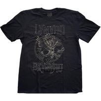 Men's Lynyrd Skynyrd '73 Eagle Guitar T-shirt Small Black 4XL