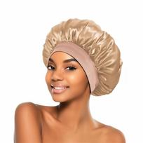 Fashion Silk Women's Bonnet Elastic Band Cap Satin Hat Hair Bonnet Beauty ruda