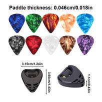 10X Colorful guitar picks Kids Guitar Picks Professional for Classical Strumming Flatpicking Beginner 0.46mm Thick