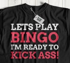 Unisex Funny Bingo T-shirt Tops Tees Unisex & Bingo Caller Gifts S