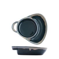 Heat-resistant Sandwich Plate Ceramic French Fry Plate Creative Dinner Dish  Hotel