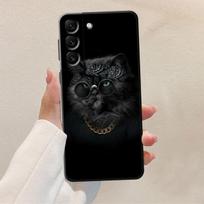 Tpu minkštas dėklas, skirtas Samsung Galaxy S20 Fe S9 S21 Plus S23 Ultra 5g S10 S10e S7 S22 S8 S8plus Kim Haskins Cat Black Shell Cover Samsung S23 5G