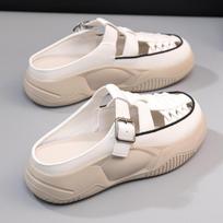 Moteriški batai Vasaros tendencija Kasdieniai kvėpuojantys stori padai Padidinti Visi Sandals Board Batai 35-40 40 chaki