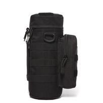 Tactical Molle vandens butelio maišelio maišelio laikiklis lauke Kelionės Stovyklavietės Žygiai Žygiai Dviračiai Žvejyba Medžioklė Vandens butelių virdulio laikiklis Black