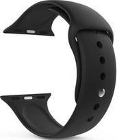 4Wrist Silikoninis dirželis Apple Watch - juodas 42/44/45 mm - S / M