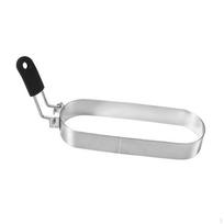 Kiaušinis keptuvei Blynų formavimui Crumpet Virtuvės įrankis Kavinės Gaminimas 15cmx6.5cm Black
