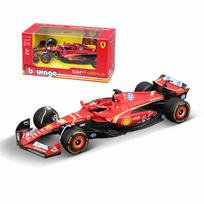 1:43 Ferrari SF24 F1 automobilio modelis 2024 m. sezonas 16# Leclerc 55# Sainz Lydinio prabangaus automobilio liejimo Formulės lenktynių žaislas Dovana
