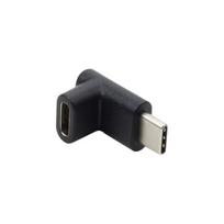 USB Type C 3.1 Right Angle Adapter USB C to USB C Adapter for Efficient Charging and Data Transmission in Tight Space