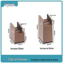 Adjustable Height Furniture Riser Legs for Tables, Cabinets, and Beds Set of 4 - Adjustable Furniture Pads - 50mm