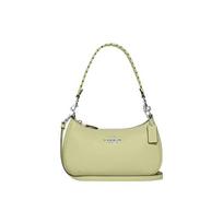 Coach Teri 24 Solid Pebble Grain Leather Tote Shoulder Bag Medium Women bags Lime-Green CA240-SVM97 Basic Set (Bag+Dust Bag)