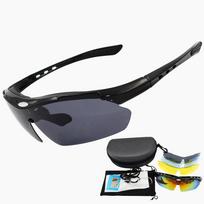 Profesionalūs sportiniai akiniai Poliarizuoti vyriški akiniai nuo saulės Road Cycling Glasses Kalnų dviračių akiniai Akiniai 5 lęšių akiniai