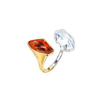 Swarovski THE ELEMENTS Open Ring for Women 52 ruda