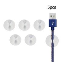20PCS Cable Clip Winder Organizer Round Charger Cord Clips Desk Tidy Management Wire Adhesive Holder Clamp in Home Office Car