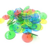 50PCS Diameter 24 Mm Transparent Golf Ball Marker Position Markers    Golfing Accessories įvairiaspalvis