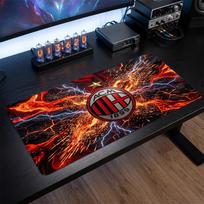 AC Milan Printed Large Mouse Pad, Non Slip Soft Rubber Gaming Desk Mat for Office Laptop Computer Decor 30cmx60cm（11.8x23.6inch）