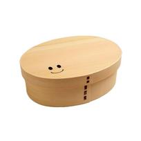 Miyoshi Lacquerware Shop Magewappa Bento Box 1 Tier 700ml Natural Wood White Made in Japan (Medium) balta