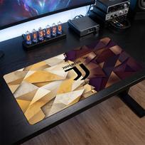 Juventus FC Printed Large Mouse Pad, Non Slip Soft Rubber Gaming Desk Mat for Office Laptop Computer Decor 30cmx60cm（11.8x23.6inch）
