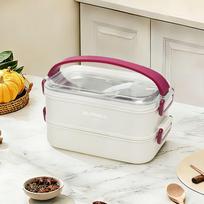 BURNELL 1.2L Double-Layer Stainless Steel Lunch Box