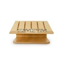 Wood Laptop Stand Elevation Cooling Holder Desktop Laptop Bracket Heighten Heat Sink for Laptops and Tablets beržo spalvos