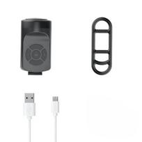 Dviračio elektrinis skambutis Dviračio USB įkrovimo signalas MTB kalnų dviračio įspėjamasis saugos žiedas Vandeniui atsparus skambutis Dviračių priedai