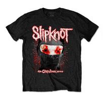Men's Slipknot Chapeltown Rag Mask (Back Print) Slim Fit T-shirt X-Large Black 3XL