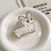 Bulldog Animal Dog Hair Claw Corgi Dog Puppy Hair Clip Personalized   Daily A