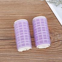 Fluffy Air Bangs 2-layer Self-adhesive Hair roller Women Hair Curler Lazy Bangs Roller Bangs Clip S-purple