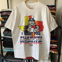 '85 Willie's Picnic Aged T-Shirt White M 3XL