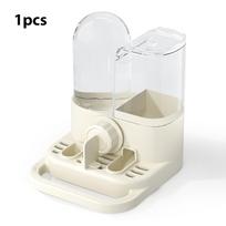 2 in 1 Bird Feeder Water Dispenser Adjustable Cage Mount Gravity Seed Water Feeder for Parakeet Cockatiel Budgie Small Parrots