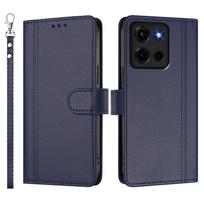 Wallet Case for Motorola Moto G 5G G Play G Stylus 2025 Edge 60 Neo 50 Pro Ultra Fusion G85 G75 Cover Slim Flip Magnetic Clasp Motorola Moto G (2024) tamsiai mėlyna spalva
