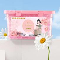 Portable laundry Pods 80 Pieces Three-In-One laundry Pods Powerful Cleaning long-lasting Fragrance Concentrated Type Cherry Blossom