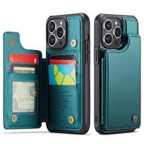 Case for iPhone 16 Pro Max 16 Plus 16 Case With Card Holder Wallet Case for Women Men With RFID Blocking, Durable Leather Cover for iPhone 16 Pro
