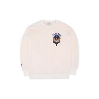 MLB Sweatshirts Unisex Cream Crew Neck Moderate Regular 3AMTE0126-50CRS XXL