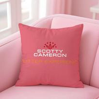 Luxury S-Scotty C-Cameron Cushion Cover Linen Pillowcase Cover Soft Decor For Sofa Home Room Peach skin 18*18(CM)-1Pcs