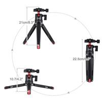 Mini trikojo stovas + rutulinė galvutė, skirta DSLR fotoaparato veidrodinei vaizdo kamerai