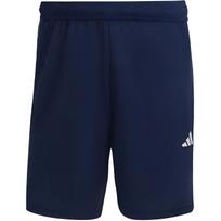 Adidas Train Essentials Piqué 3-Stripes Training Shorts Quick-Drying Comfortable Men Shorts Dark-Blue White IB8112 S