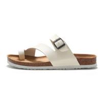 Men's Korean Style Cork Slip-On Sandals - Casual Summer Beach Flip Flops. 43 balta