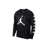 Jordan Digital rašto megzta ilgomis rankovėmis krepšinio marškinėliai Vyriški viršutiniai drabužiai Juodi AQ3702-010 S black