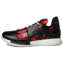 Adidas Harden Vol.3 Geek Up Leather Cushioning Non-Slip Low-Top Basketball Shoes Men sneaker Black Red G54771 40⅔