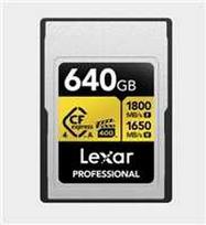 „Lexar Professional Gold CFexpress“ 640GB atminties kortelė (LCAGOLD640G-RNENG)
