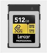 Atminties kortelė Lexar CFexpress 4.0 Pro Gold R3600/W3300 512GB