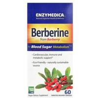Enzymedica Berberine Targeted Delivery Capsules for Blood Sugar Metabolism, 60 Count 60 pcs - 1 ea