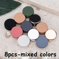 8pcs Multi-Use Magnetic Hijab Pins, Oblate Style No-Snag Scarf Clasp Premium Hijab Magnets Pinless Brooch for Women Girls Clothe