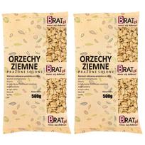 Skrudinti sūdyti žemės riešutai 1 kg (2X500G)