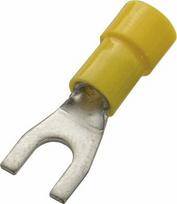 Forked cable lug insulated 4-6 M6 10 psc. 260324/10 | 4011923602192