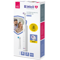 B.WELL PRO-800 elektrinis rotacinis dantų šepetėlis, baltas (Dabar -45%)