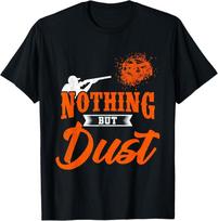 NEW LIMITED Clay Target Shooting Nothing But Dust Shoot Trap Skeet T-Shirt S