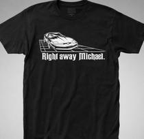 Knight Rider T Shirt 80's Michael Kitt firebird trans am Car david hasselhoff tv S
