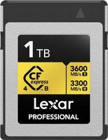 Lexar „C94d1 Professional Gold CFexpress“ 1 TB kietojo disko kortelė (LCXEXP4001T-RNENG)