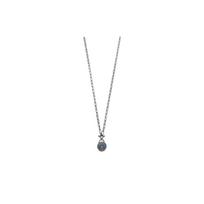 Swarovski Togetherness T-Buckle Logo Detail Necklace Men's Black 5568034 juoda